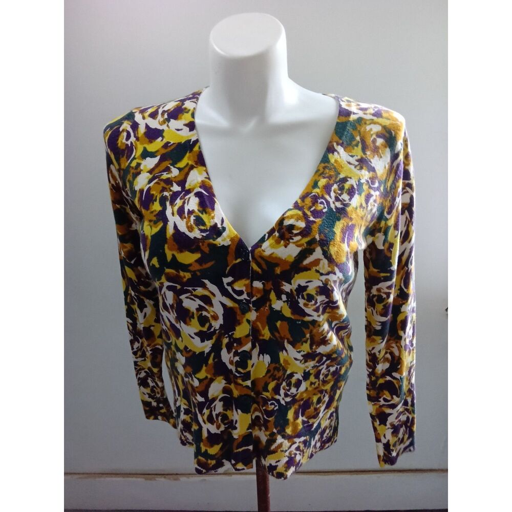 Vintage Merona Floral Print Blazer-Women's Size L
